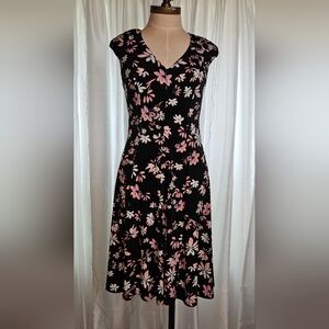 London Times Black Princess Dress